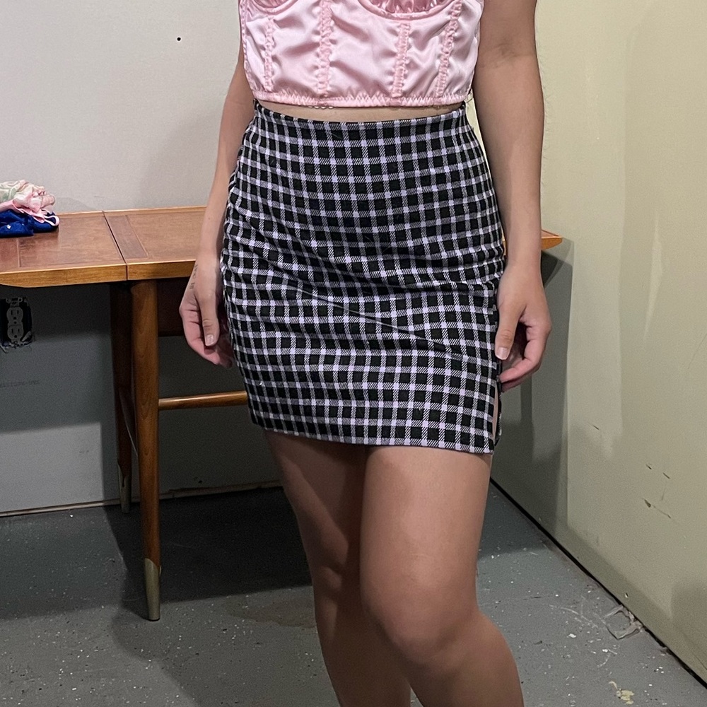 3 different mini skirts